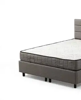 Rám jednolůžkové postele s čelem Motya 90 x 190 - Light Grey