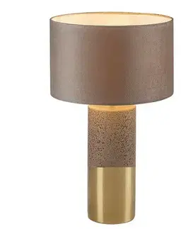 Rabalux 74219 dekorativní keramická stolní lampa Yelda, hnědá