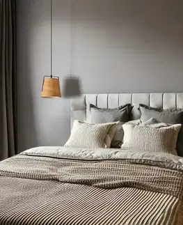 Stropní lampa Milbury černá 1x40W E27 žluté stínidlo