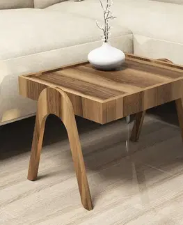 Odkládací stolek Roma Walnut, 3 ks
