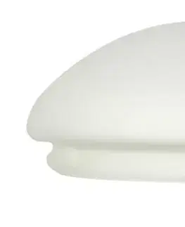 Bílé skleněné kulaté stínidlo 27 cm pro stropní lampu Roda 32