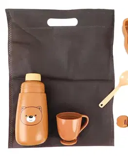 PROHOME - Box svačinový, láhev a kelímek Medvídek