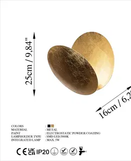 Nástěnná lampa Yosma-13640