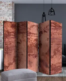 Paraván Red Metal Sheet Dekorhome