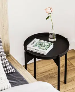Odkládací stolek Simo Black
