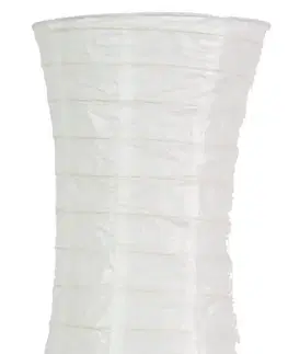Papírová stojací lampa bílá noc 60W E27 Tai