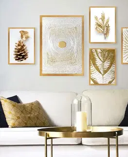 Dekorativní rámovaný obraz z MDF (5 kusů) SET_130