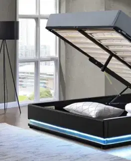 Postel BIRGET NEW s LED osvětlením Tempo Kondela