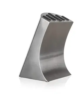 Banquet Sada nožů Metallic Platinum, 5 ks a nerezový stojan