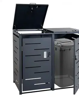 Dvojitý přístřešek na popelnici E83