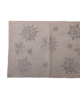 Vánoční prostírání Silver Flakes, 33  x 48 cm