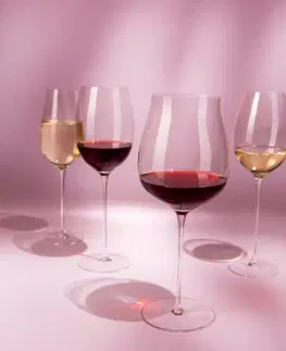 Sklenice na červené víno 550 ml, set 2 ks — FLOW Glas Platinum Line - 322911