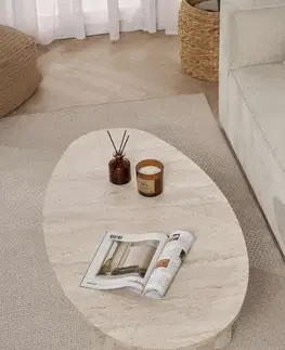 Konferenční stolek Orba - Travertine