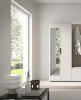 ArtPK Předsíň BIANCO 3 | cashmere se zrcadlem Barva: Trinity 15