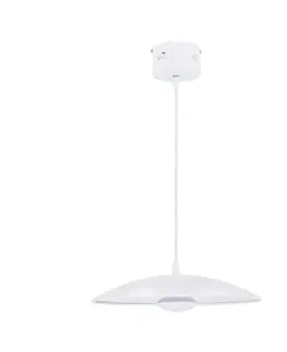 Závěsná lampa bílá LED 34cm Lund Ledea