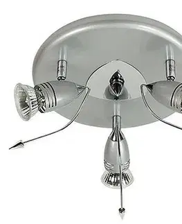 Stropní lampa Thunder 3*50W GU10 230V chrom antracit