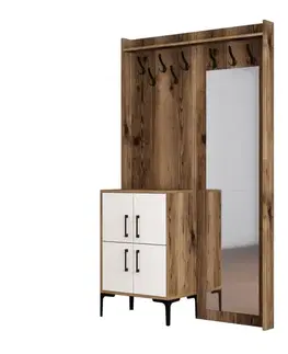Předsíňová stěna Berlin BC - Walnut, White