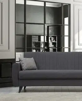 Rozkládací pohovka Alkon 3 Dark Grey