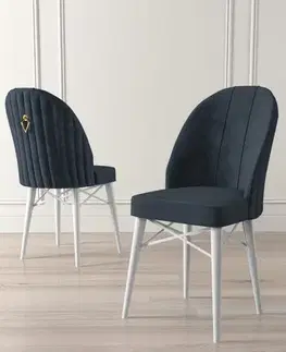 Sada židlí (4 kusy) Ritim - Anthracite, White