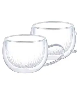 4Home Termo sklenice na cappuccino Hot&Cool 270 ml, 2 ks