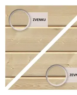 Dřevěný zahradní domek ASKOLA 2 s přístavkem 240 Lanitplast