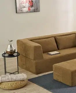 Dvoumístná rozkládací pohovka Pirgos - Brown