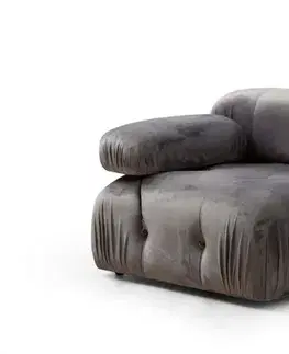 Křeslo / Jednomístná pohovka Bubble L1 - Grey