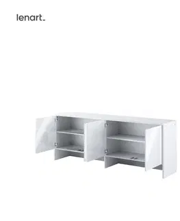 Dig-net nábytek Nástavec pro sklápěcí postel Lenart BED CONCEPT BC-10p | bílý lesk