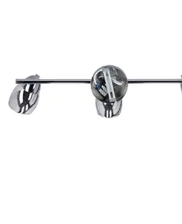 Nástěnná LED páska 3X10W E14 chrom MILTON