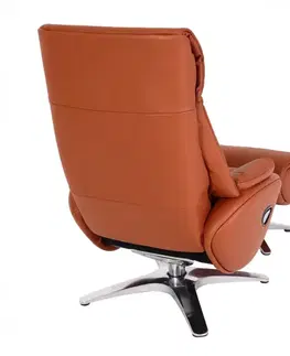 Otočné křeslo s podnožkou HWC-K98