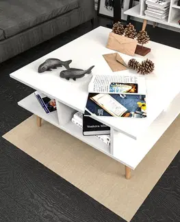 Konferenční stolek Akya Coffee Table - White