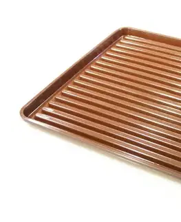ALFA PLASTIK - Odkapávač na nádobí 50x40cm hnědý, umělá hmota