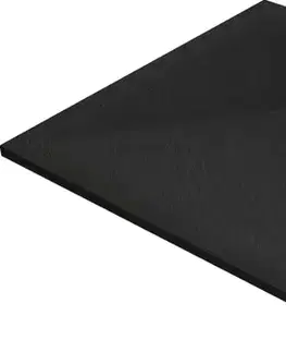 MEXEN Stone+ Sprchová vanička čtvercová 70x70, černá 44707070
