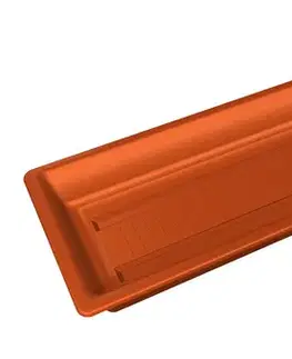PLASTKON - Miska pod truhlík 60cm GARDEN terakota