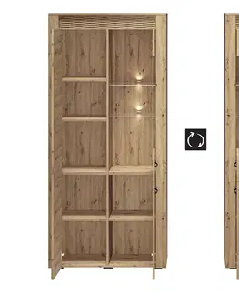 ArtMLM Vitrína LEWIS 04 s LED osvětlením
