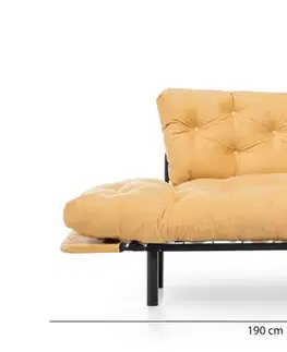 Rozkládací pohovka Nitta Mustard