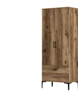 Šatní skříň Kumsal T - Walnut