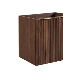 Elvisia Skříňka pod umyvadlo FLOW Oak walnut 60 2D | 60 cm