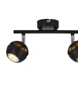 LED pásek Boni 2x3W GU10 černý - POSLEDNÍ KUS