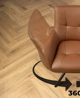 Otočné jídelní křeslo LEGEY 2 ks Dekorhome