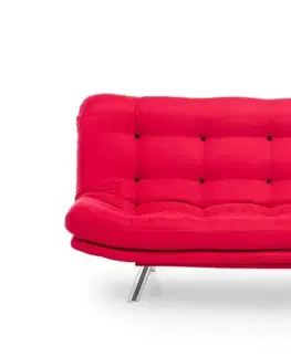 Trojmístná rozkládací pohovka Misa Sofabed - Red