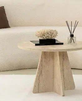 Konferenční stolek Mushroom Travertine
