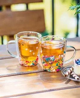 4Home Termo sklenice Floral Hot&Cool 300 ml, 2 ks