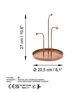 Dekorativní kovový doplněk Leros-A - Copper