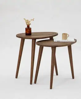 Sada odkládacích stolků Sweet Walnut, 2 ks