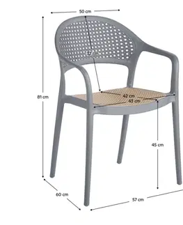 Stohovatelná zahradní židle LADIS Tempo Kondela