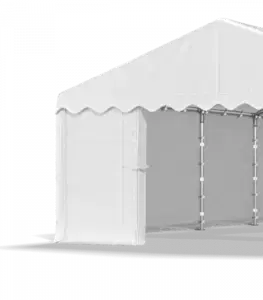 Skladový stan 5x8m bílá KLASIK