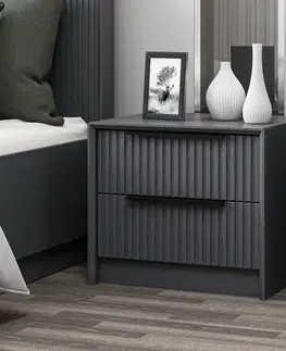 Noční stolek Kale Luxe Anthracite