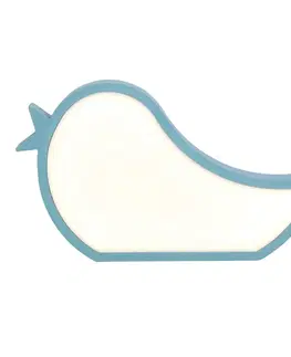 Stolní lampa Bird pro děti LED IQ Kids modrá