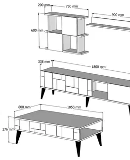 Living Room Furniture Set Madrid - White